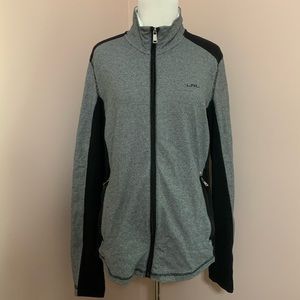 Lauren Ralph Lauren Striped Zip Up Grey XL